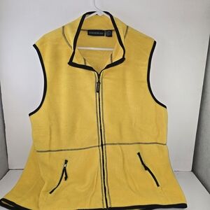 Mountain Lake Yellow Vest with Black Trim